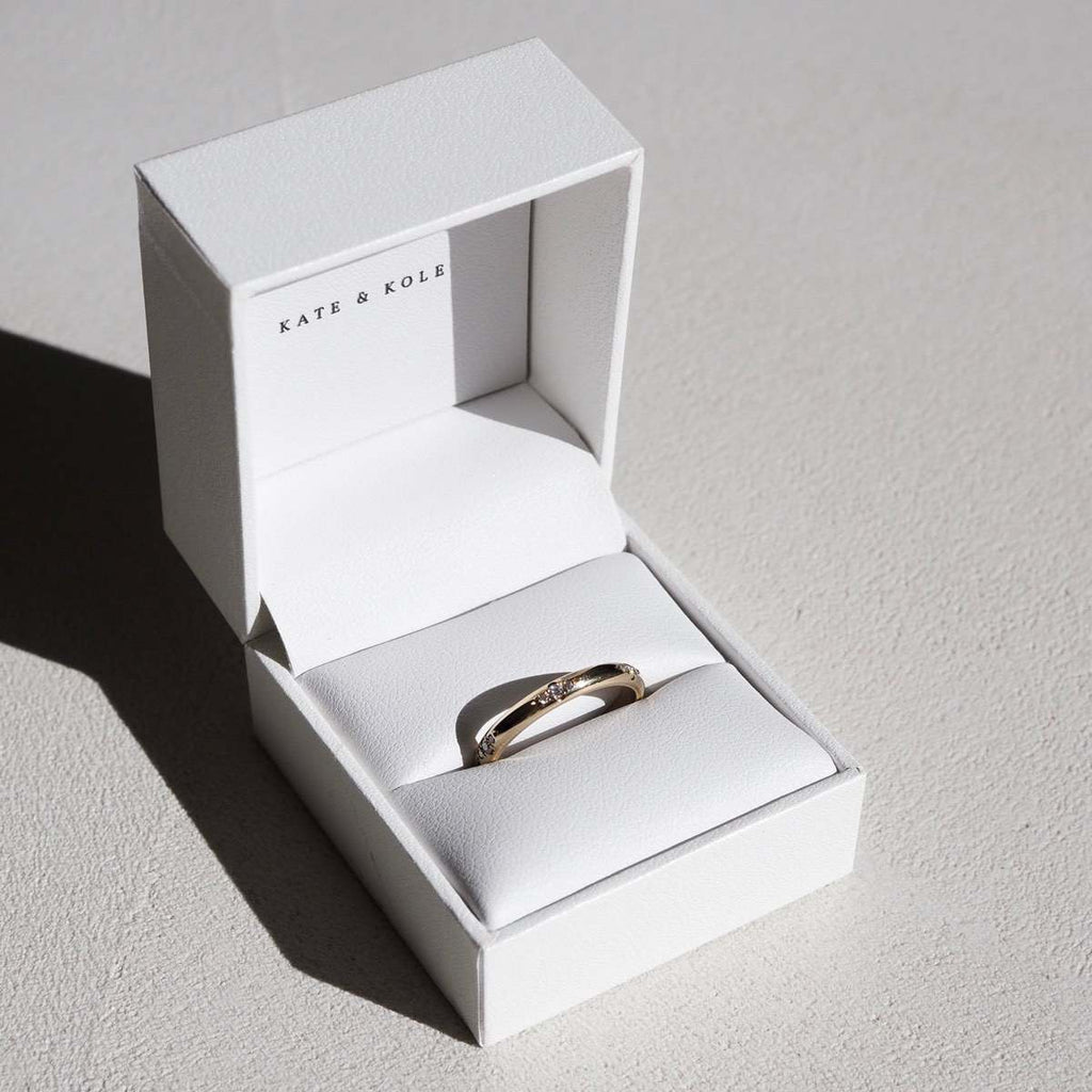 Fleur Ring | Diamond Trio Round Ring