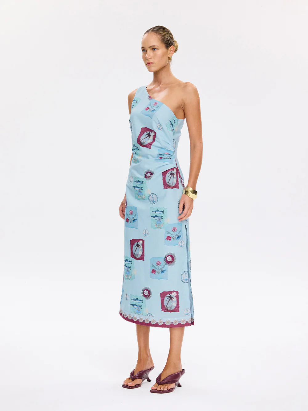 Sintra Midi Dress Blue