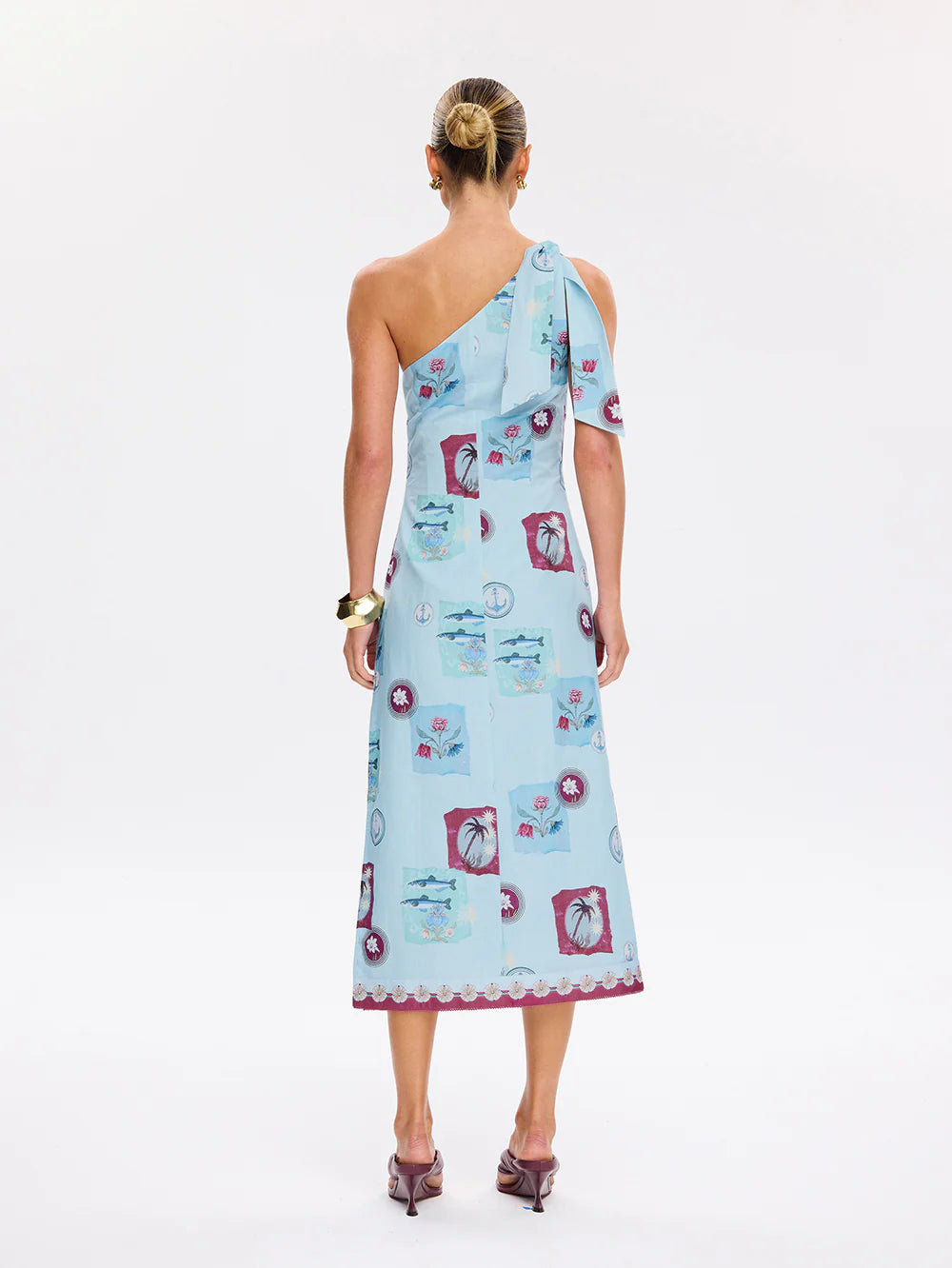 Sintra Midi Dress Blue