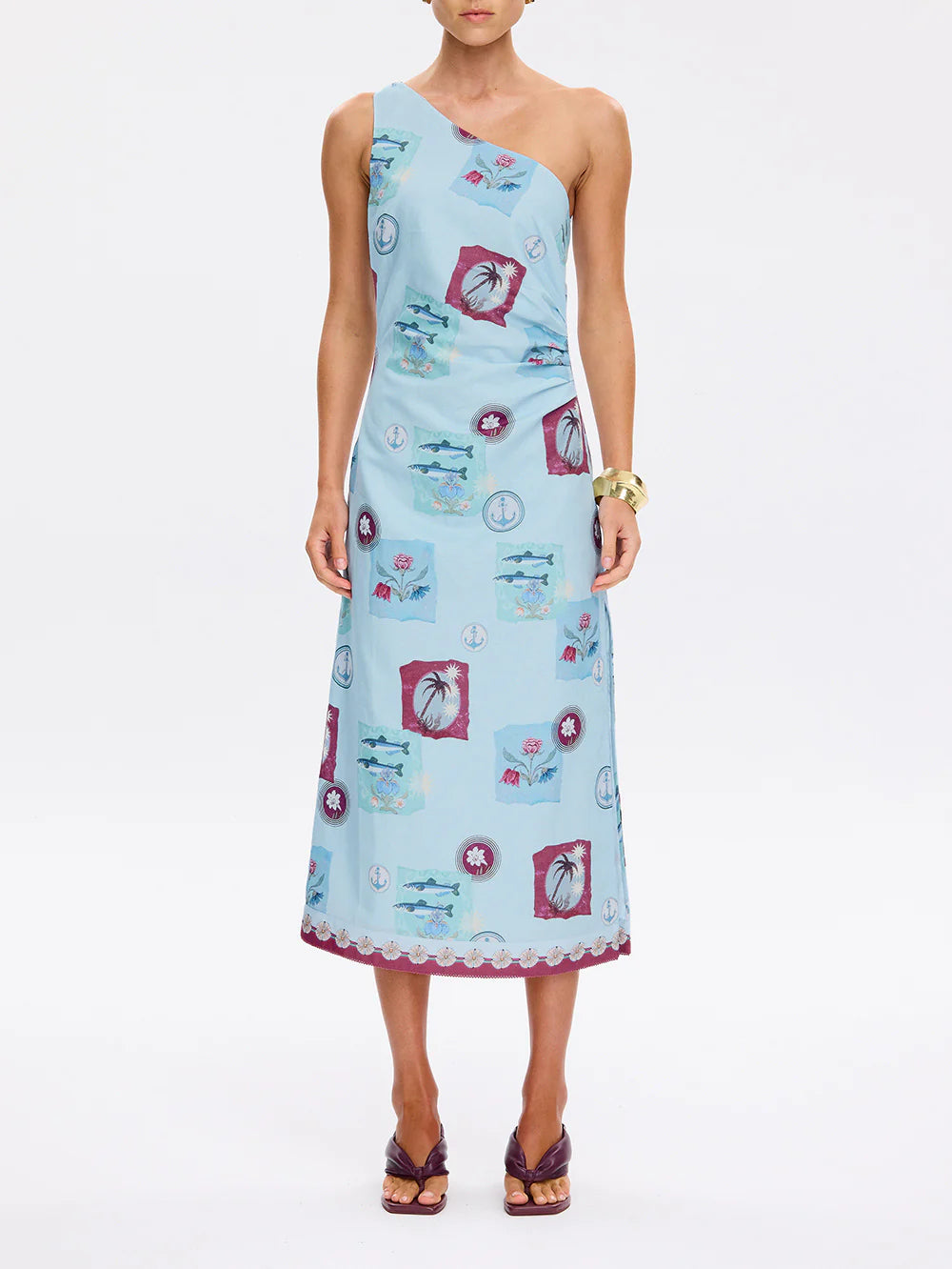 Sintra Midi Dress Blue