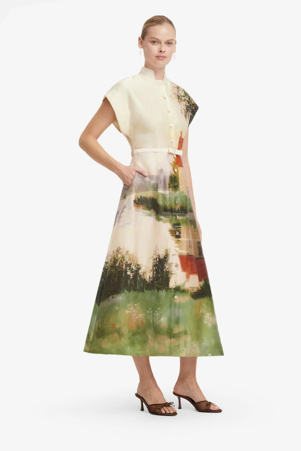 Aubrey Shirt Midi Dress