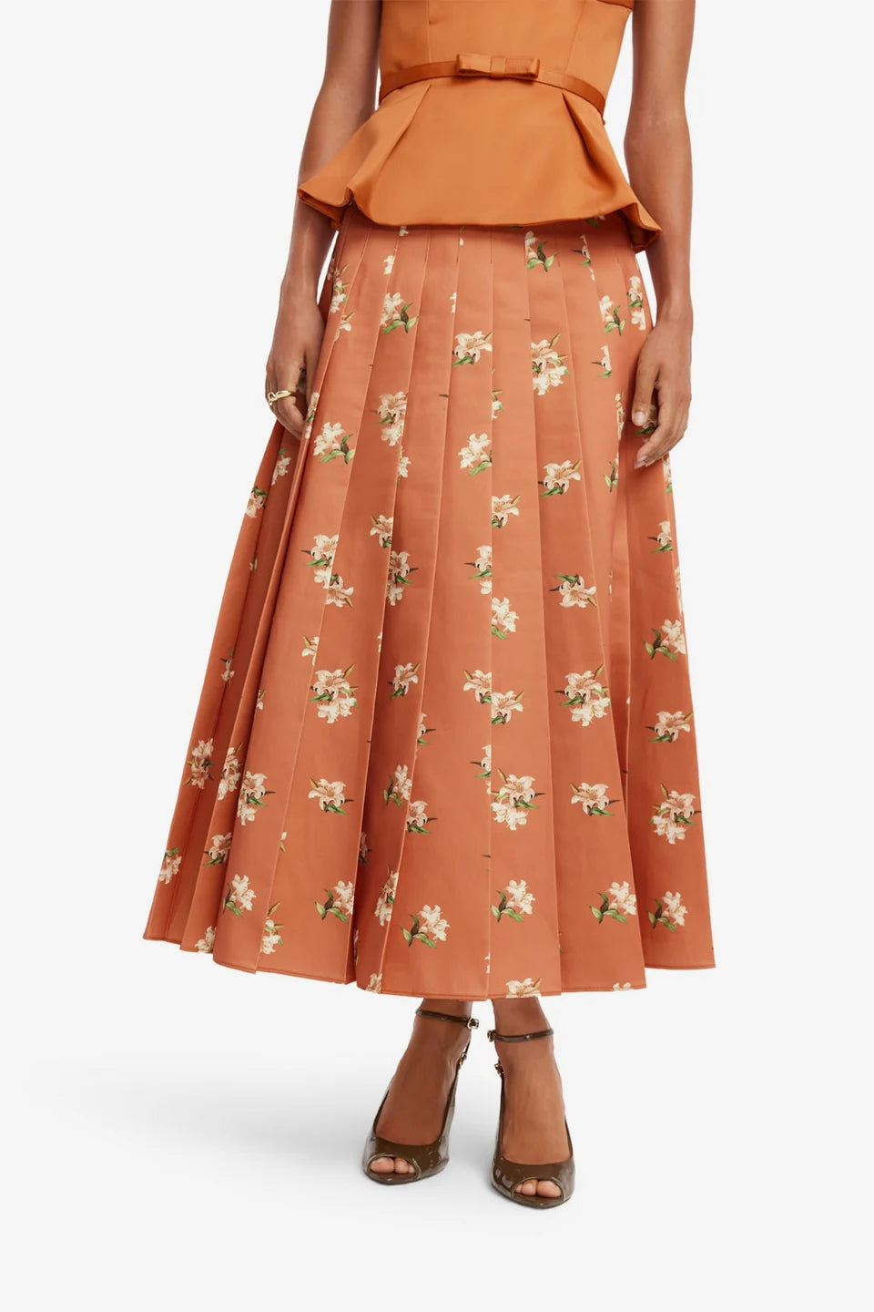 June Pleated Maxi Skirt