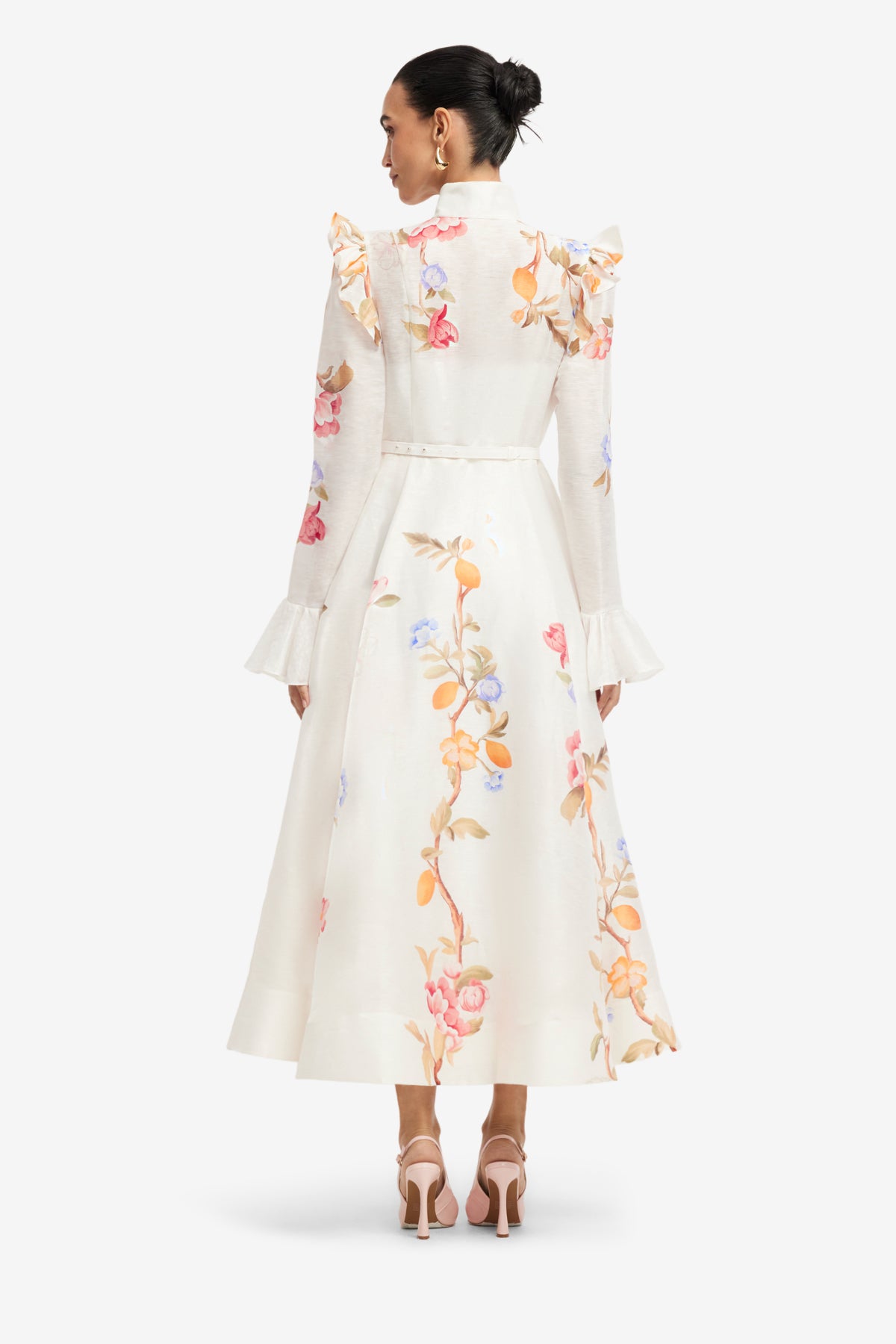 Selina Butterfly Sleeve Midi Dress