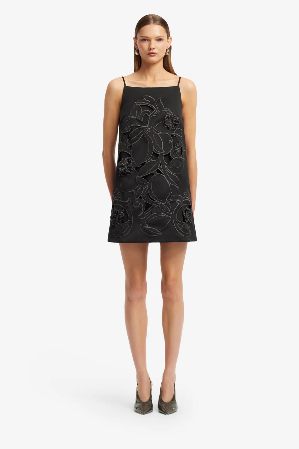 Leia Appliqué Mini Dress