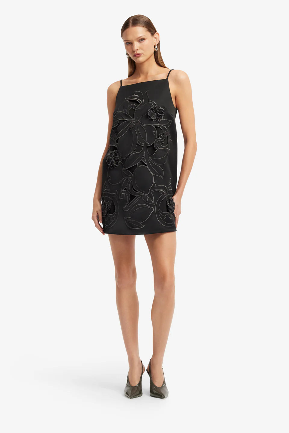 Leia Appliqué Mini Dress