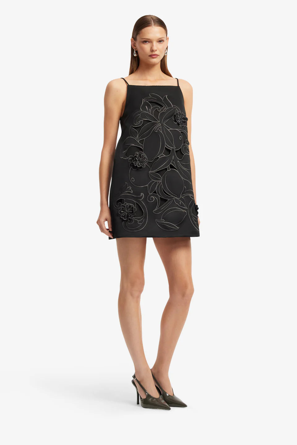 Leia Appliqué Mini Dress