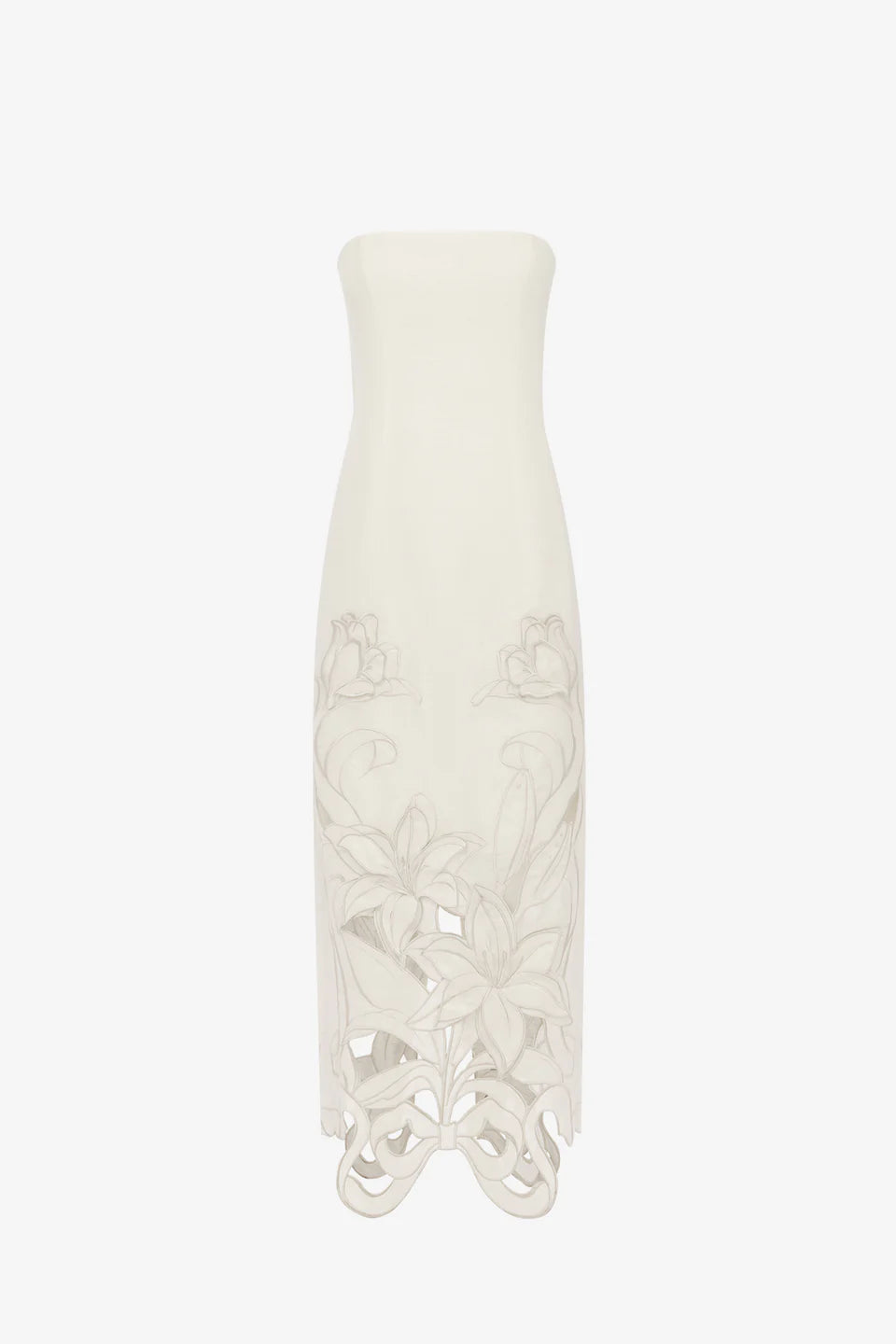 Rayna Appliqué Bustier Maxi Dress