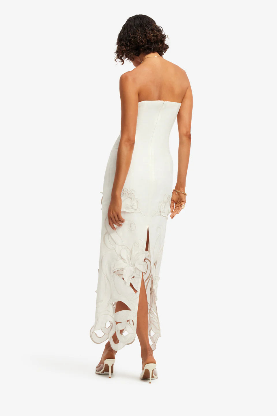Rayna Appliqué Bustier Maxi Dress