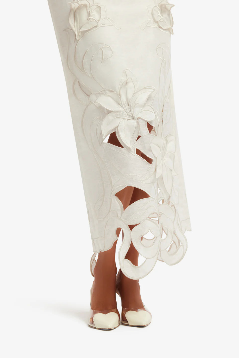 Rayna Appliqué Bustier Maxi Dress