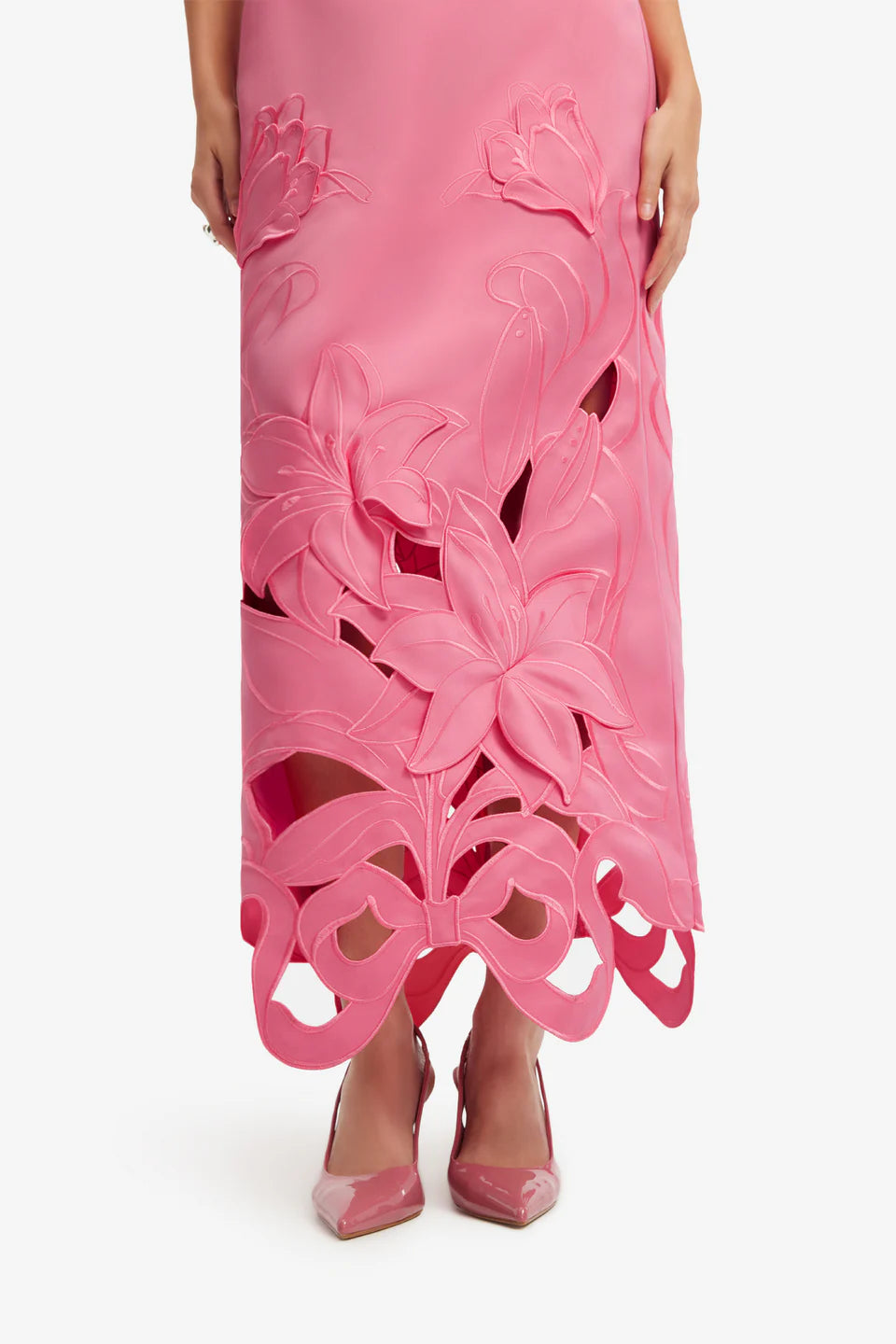 Rayna Appliqué Bustier Maxi Dress