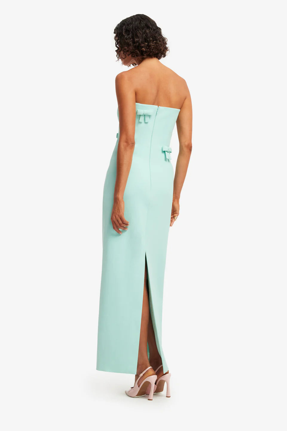 Rayna Bow Bustier Maxi Dress