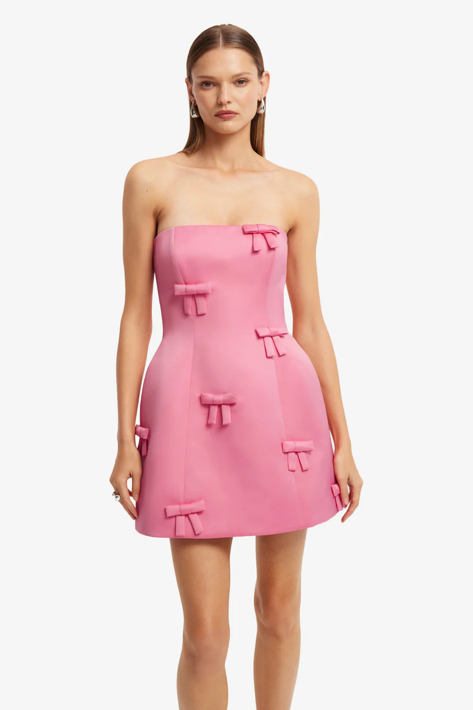 Roselle Bow Mini Dress