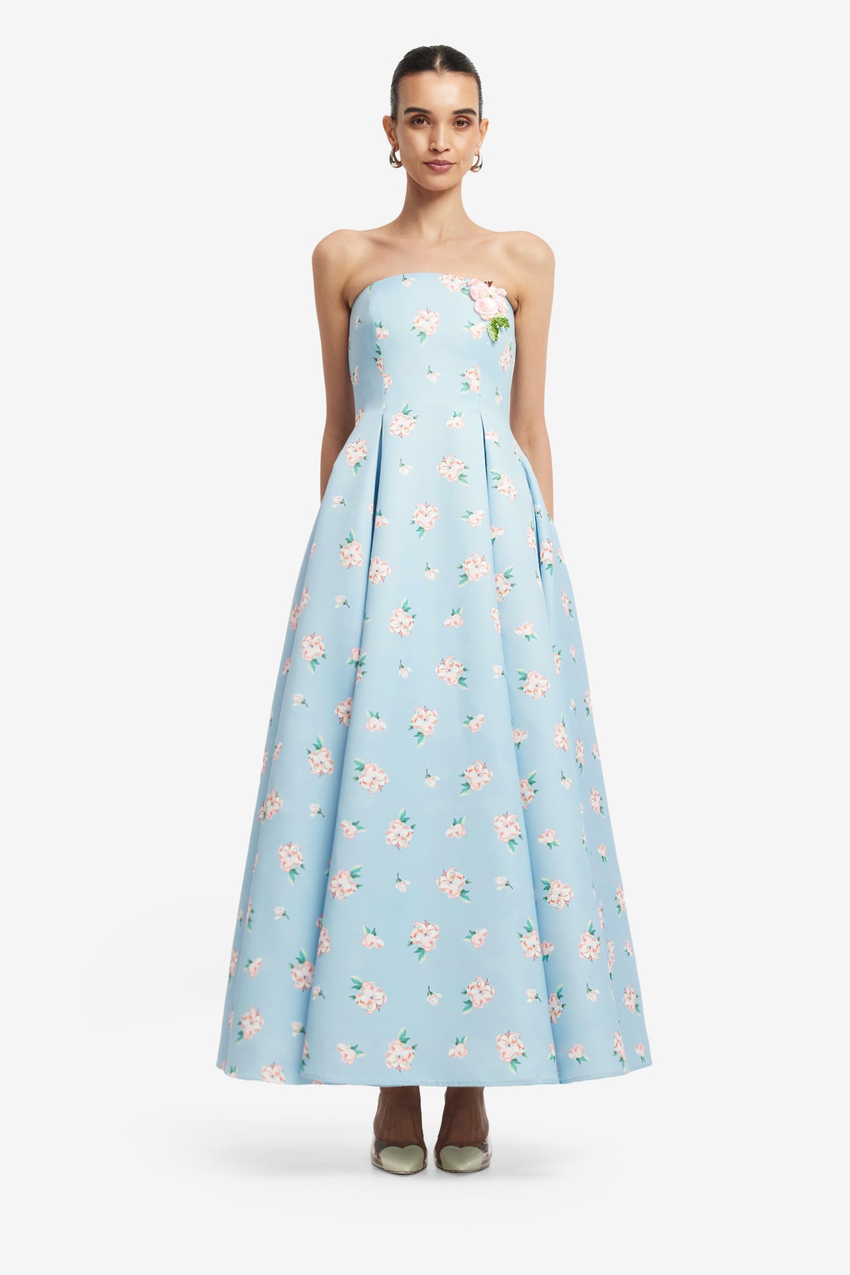 Nora Bustier Maxi Dress