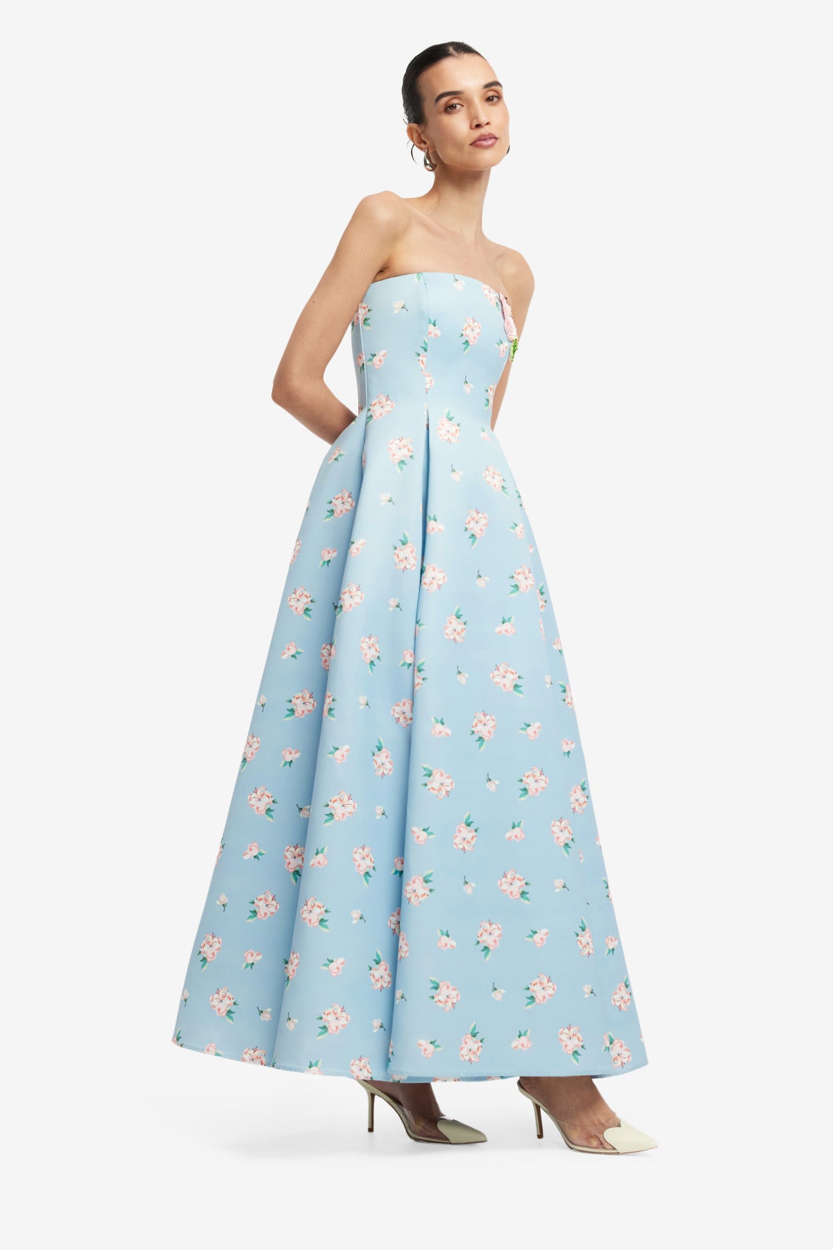 Nora Bustier Maxi Dress