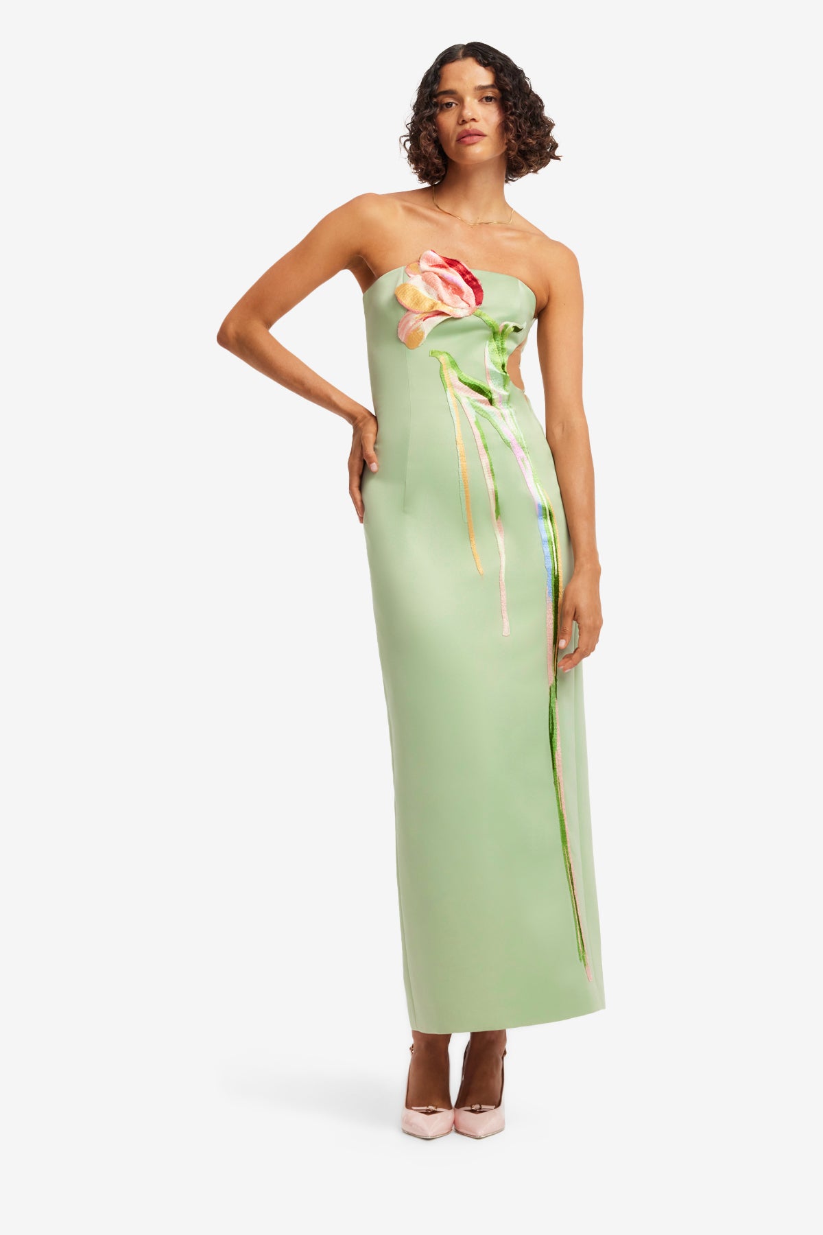 Marilyn Cutout Bustier Maxi Dress