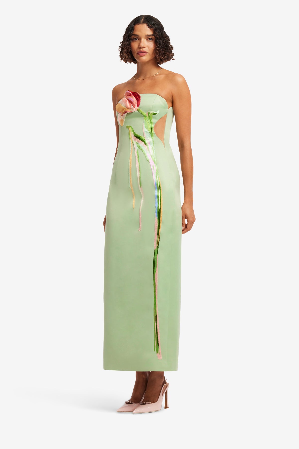 Marilyn Cutout Bustier Maxi Dress
