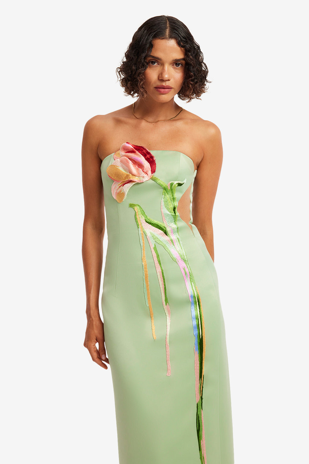 Marilyn Cutout Bustier Maxi Dress