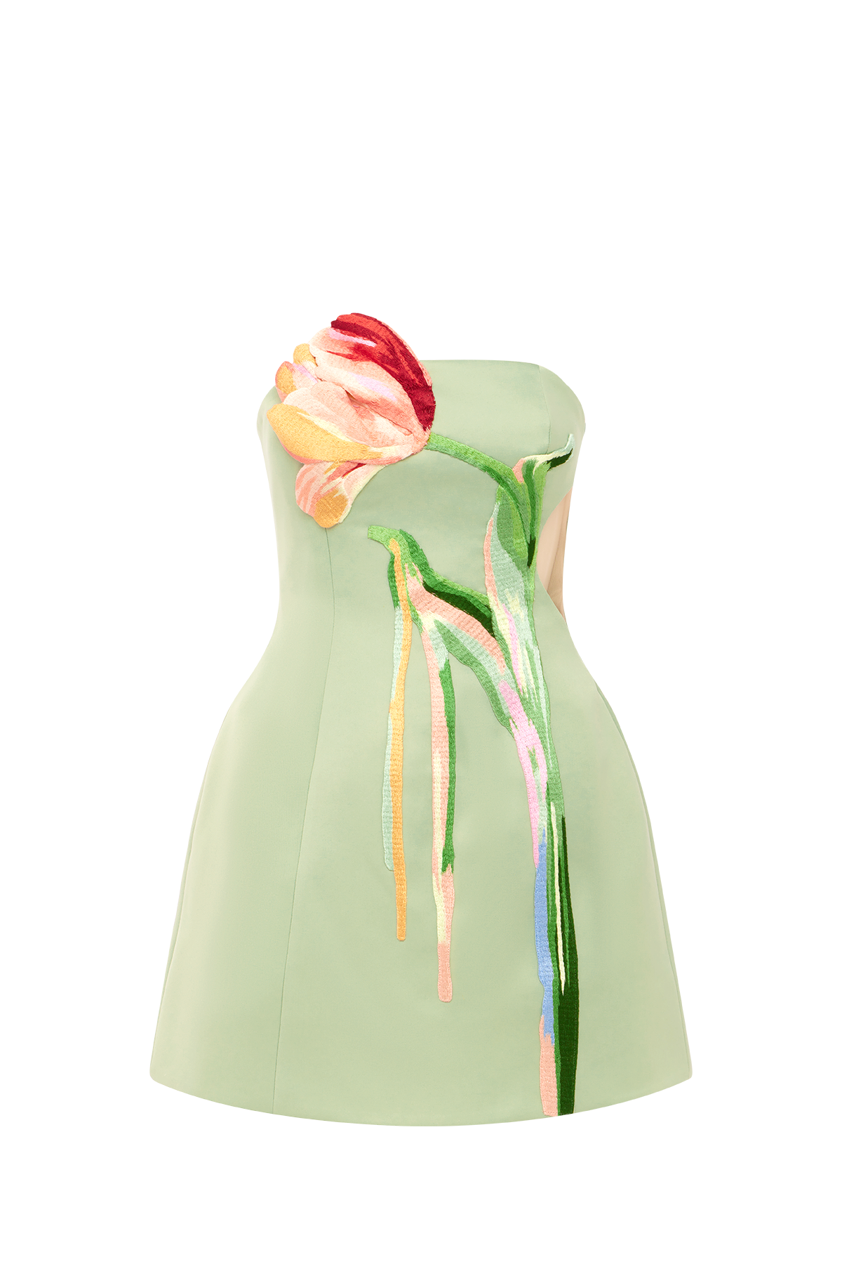 Roselle Cutout Bustier Mini Dress