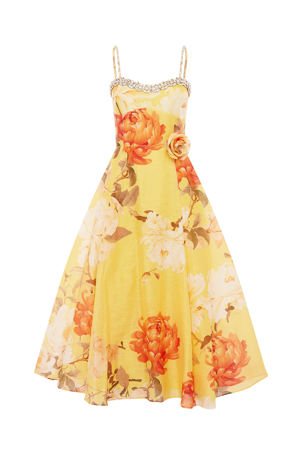 Mariela Embellished Midi Dress