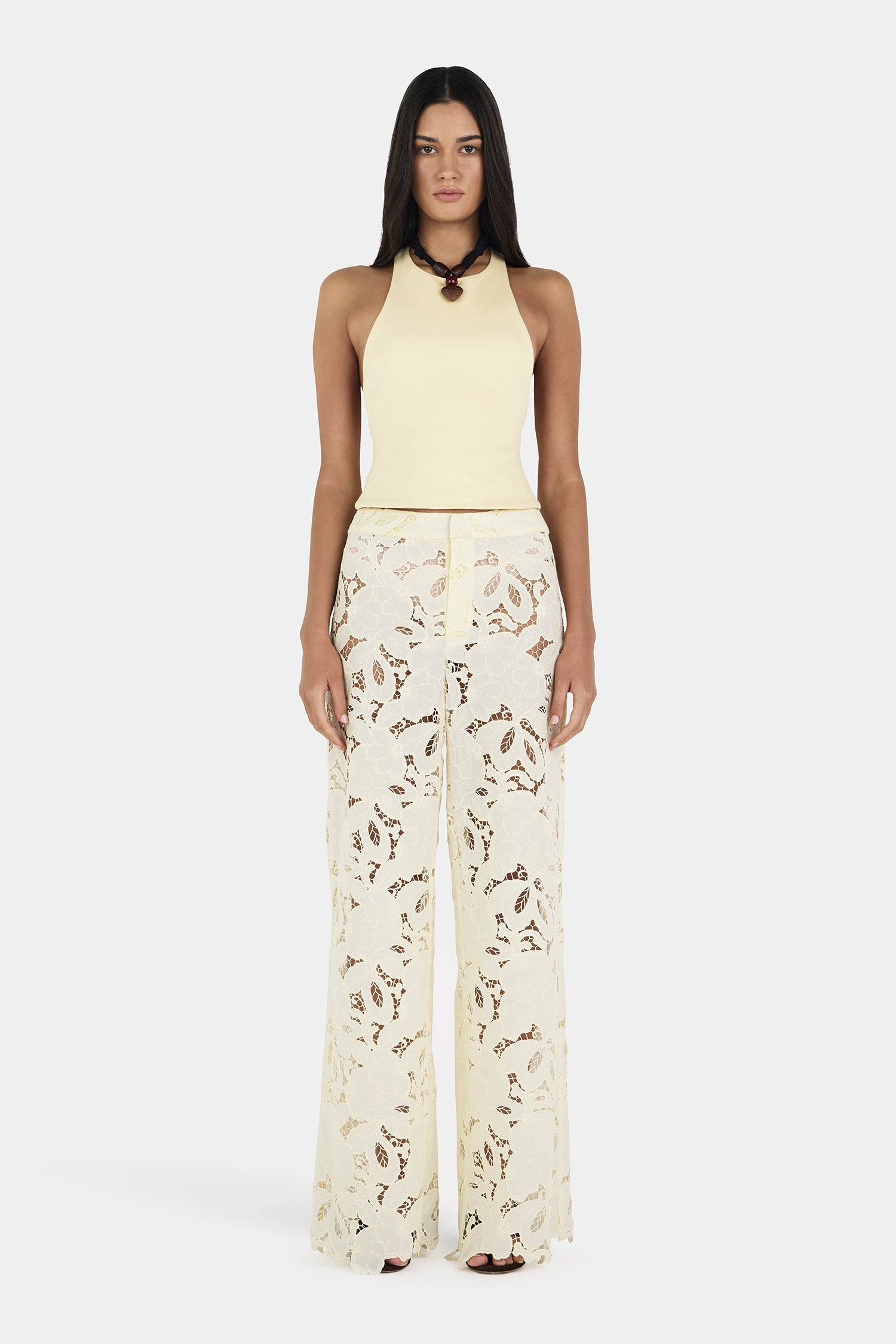 Lotus Lace Pant Butter