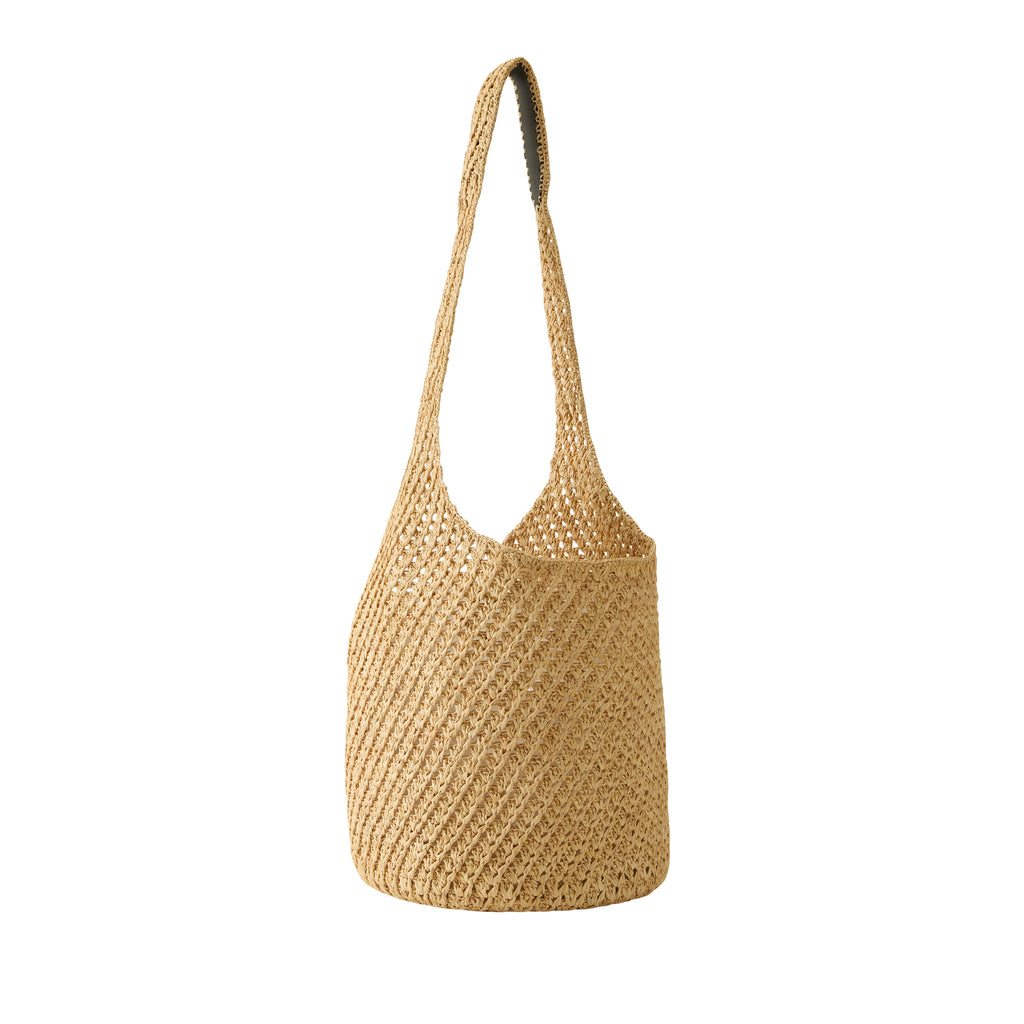 Lani Raffia Crochet Small Natural