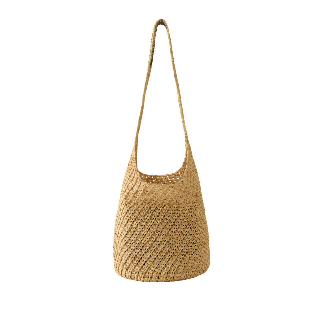 Lani Raffia Crochet Small Natural