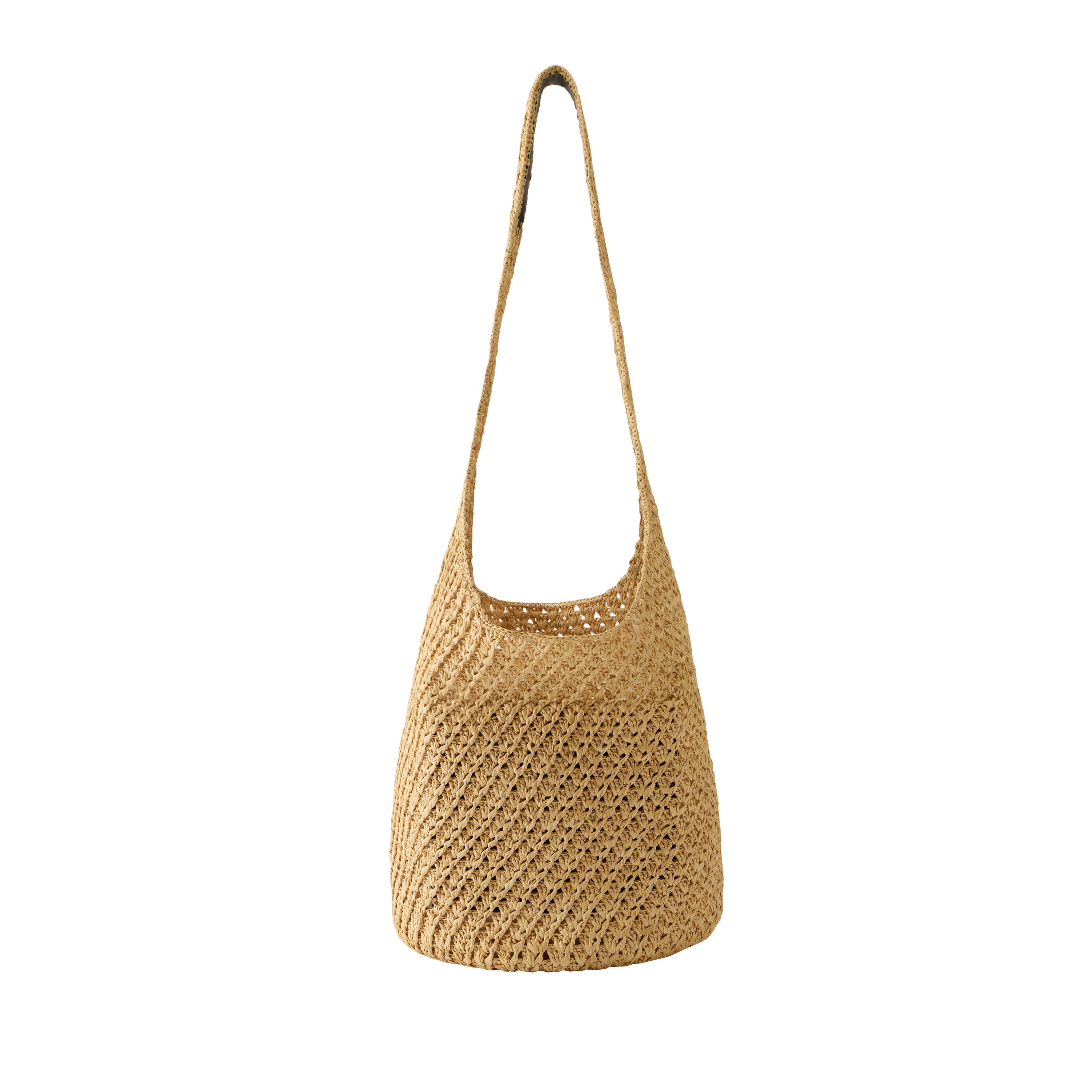 Lani Raffia Crochet Small Natural