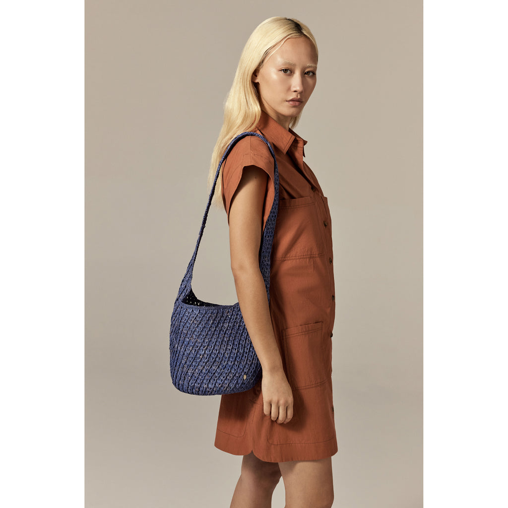 Lani Raffia Crochet Small Lapis