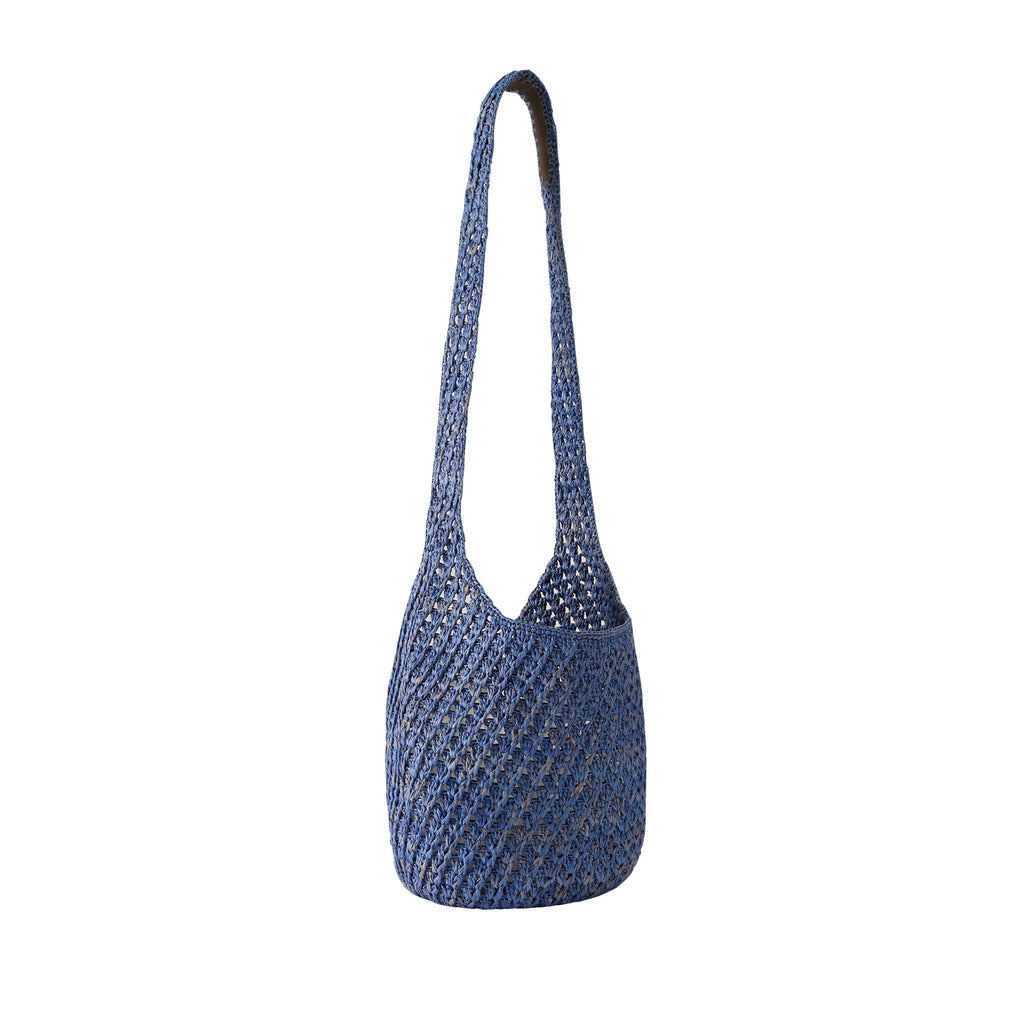 Lani Raffia Crochet Small Lapis