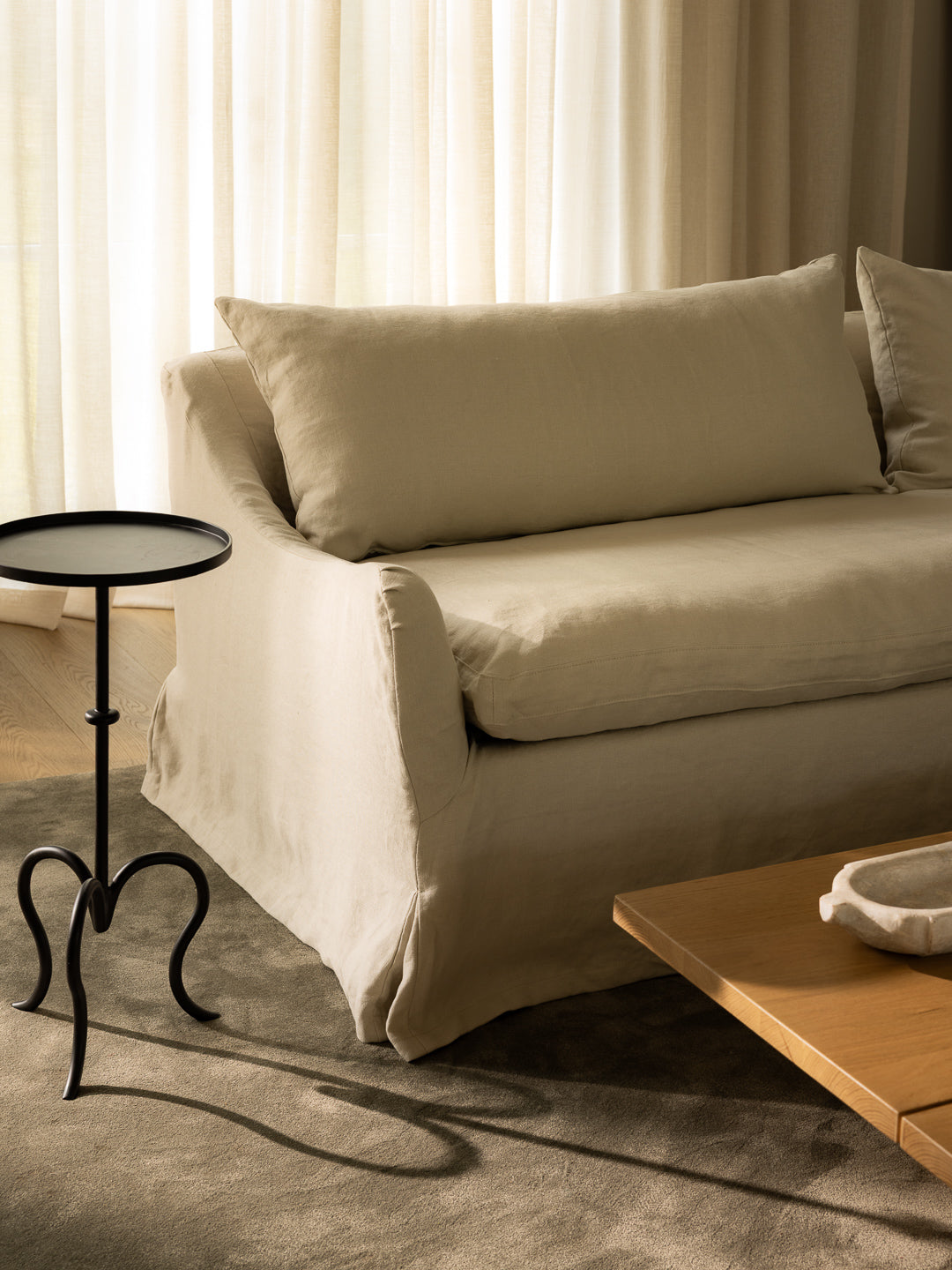 Louis Sofa 3s Creme