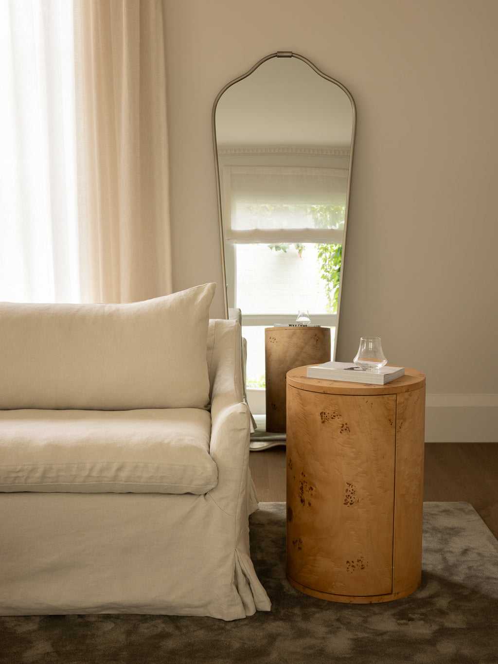 Senne Tall Mirror Silver