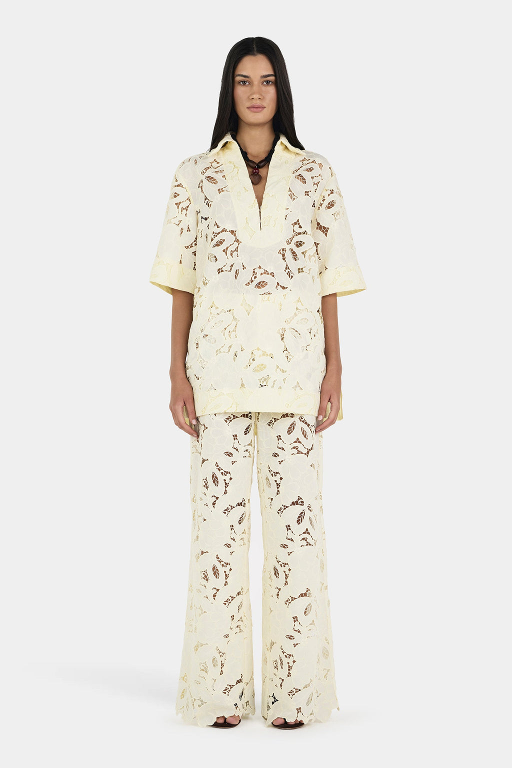 Lotus Lace Pant Butter
