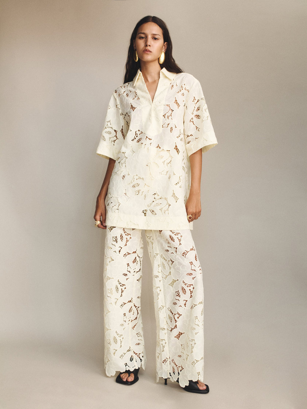 Lotus Lace Pant Butter