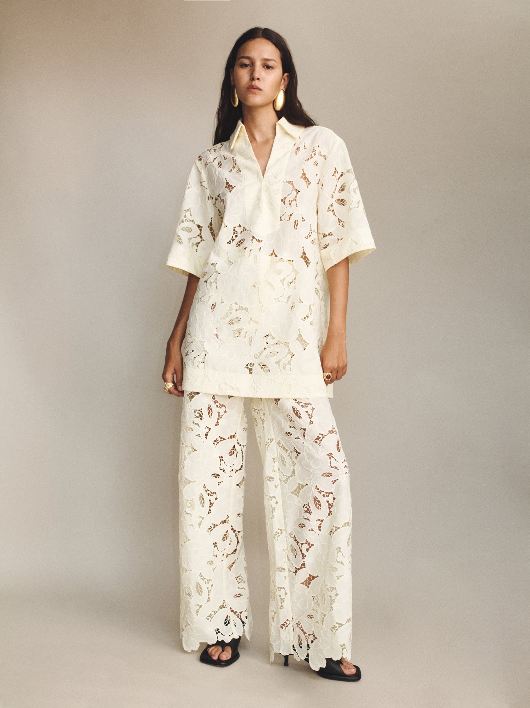 Lotus Lace Pant Butter