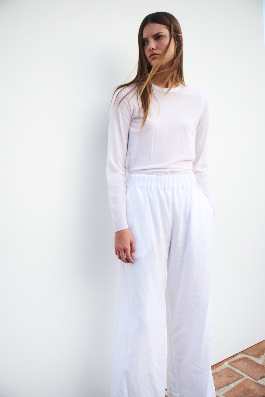 Italian Fine Knit Long Sleeved Top