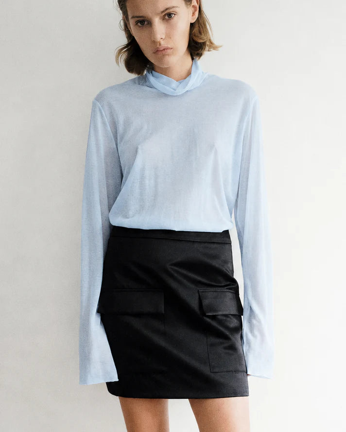 Turtleneck Fine Knit Top