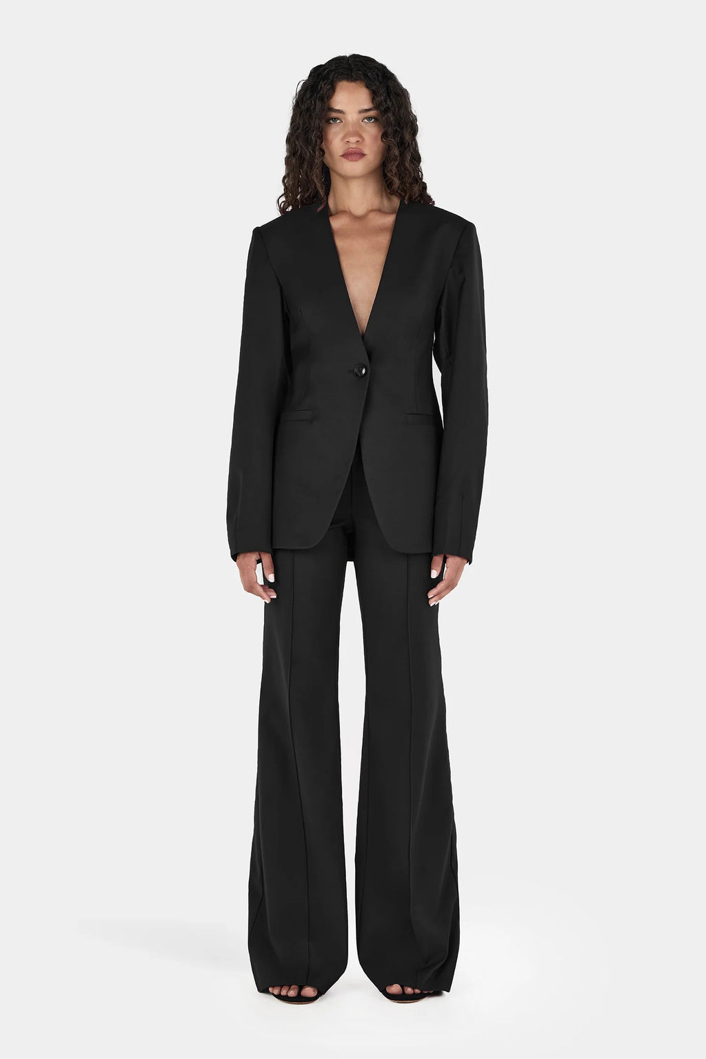 Maxine Collarless Blazer