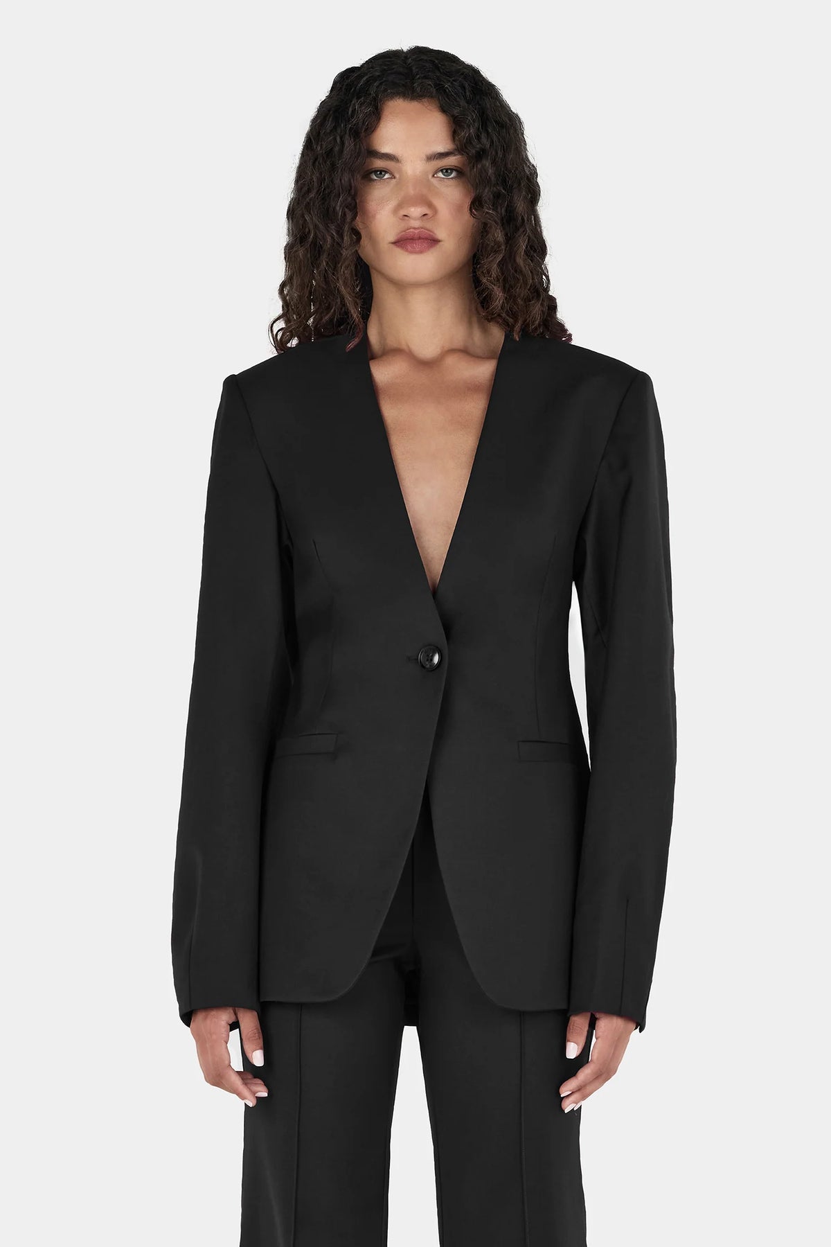 Maxine Collarless Blazer