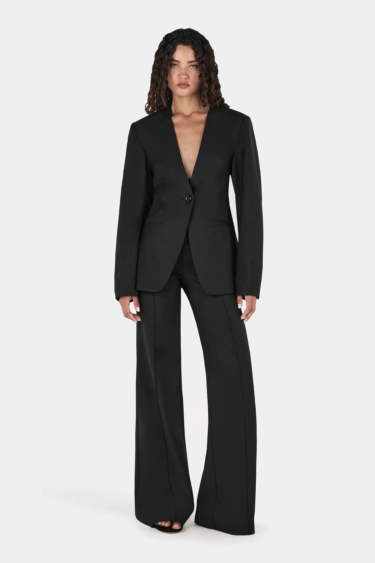 Maxine Collarless Blazer