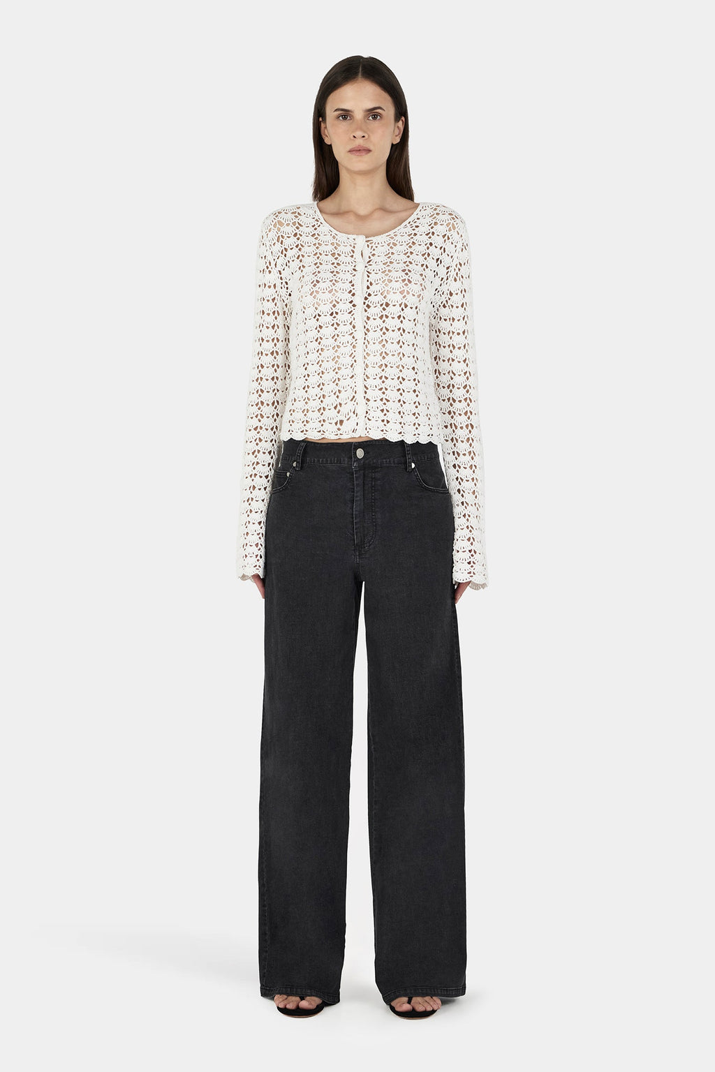 Monfries Chambray Pants Charcoal Chambray