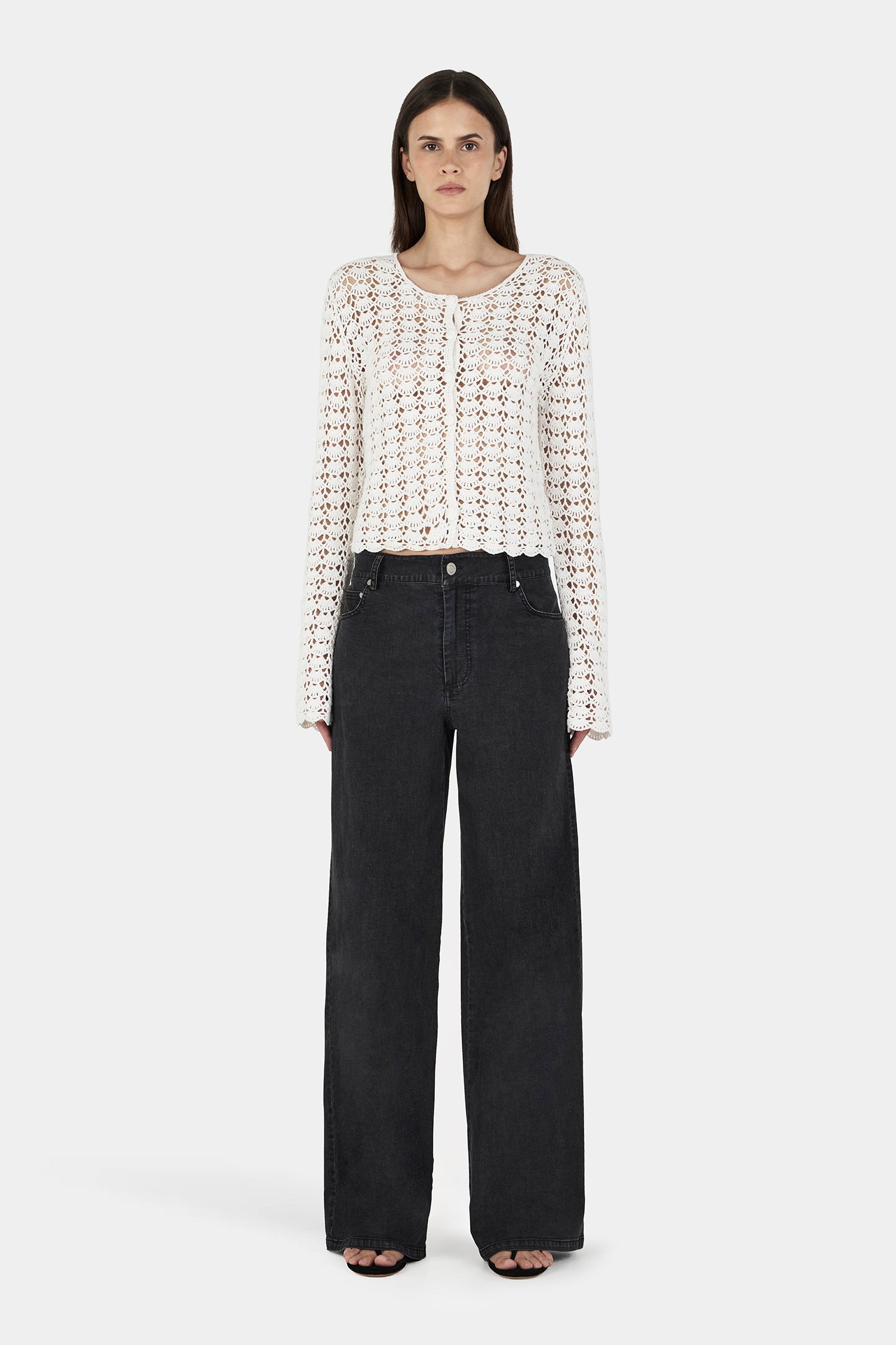 Monfries Chambray Pants Charcoal Chambray