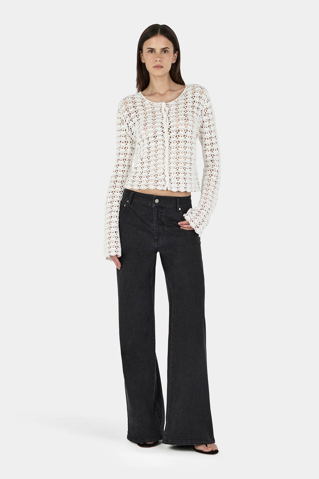 Monfries Chambray Pants Charcoal Chambray