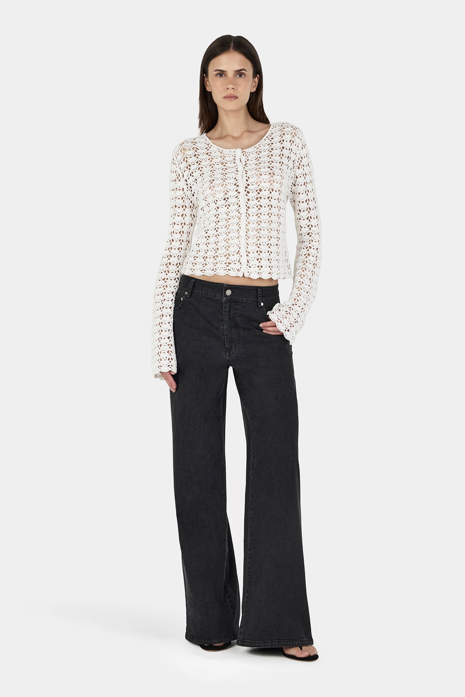 Monfries Chambray Pants Charcoal Chambray
