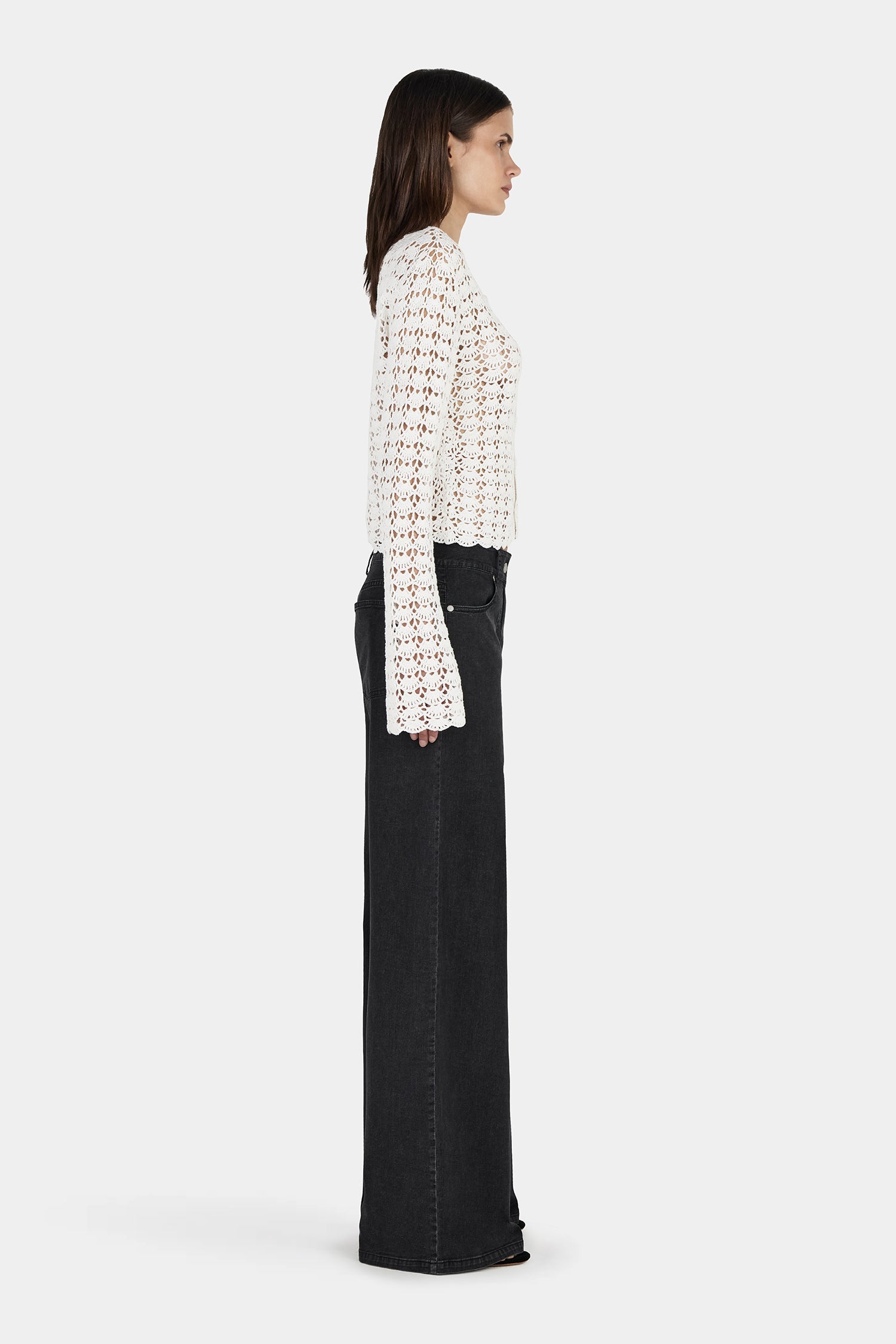 Monfries Chambray Pants Charcoal Chambray