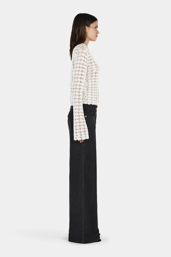 Monfries Chambray Pants Charcoal Chambray