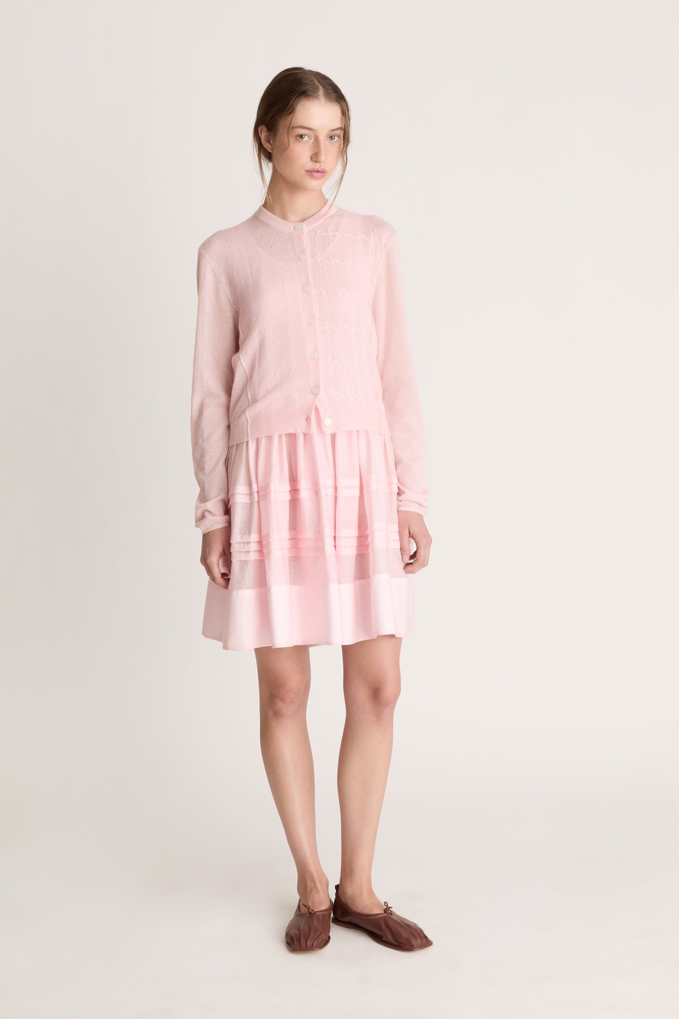 Mila Contrast Cardigan