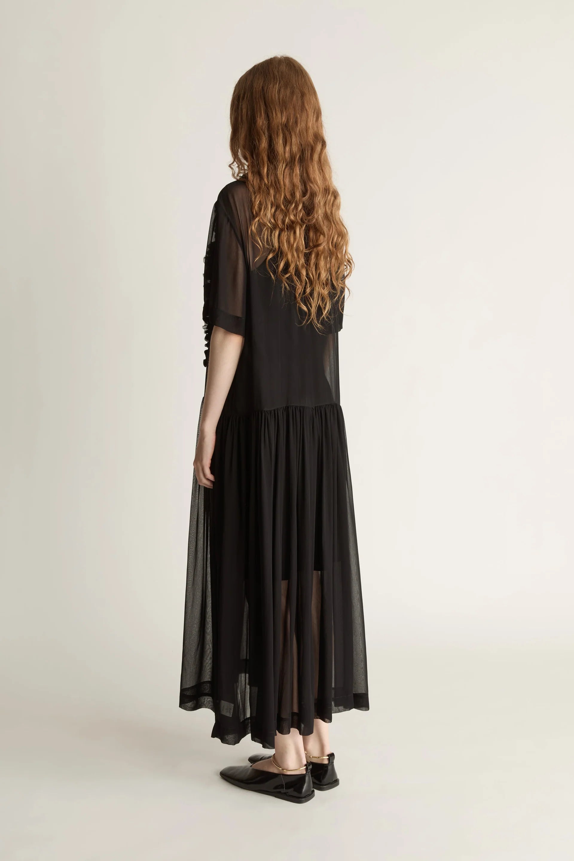 Millie Ruffle Shirt Dress