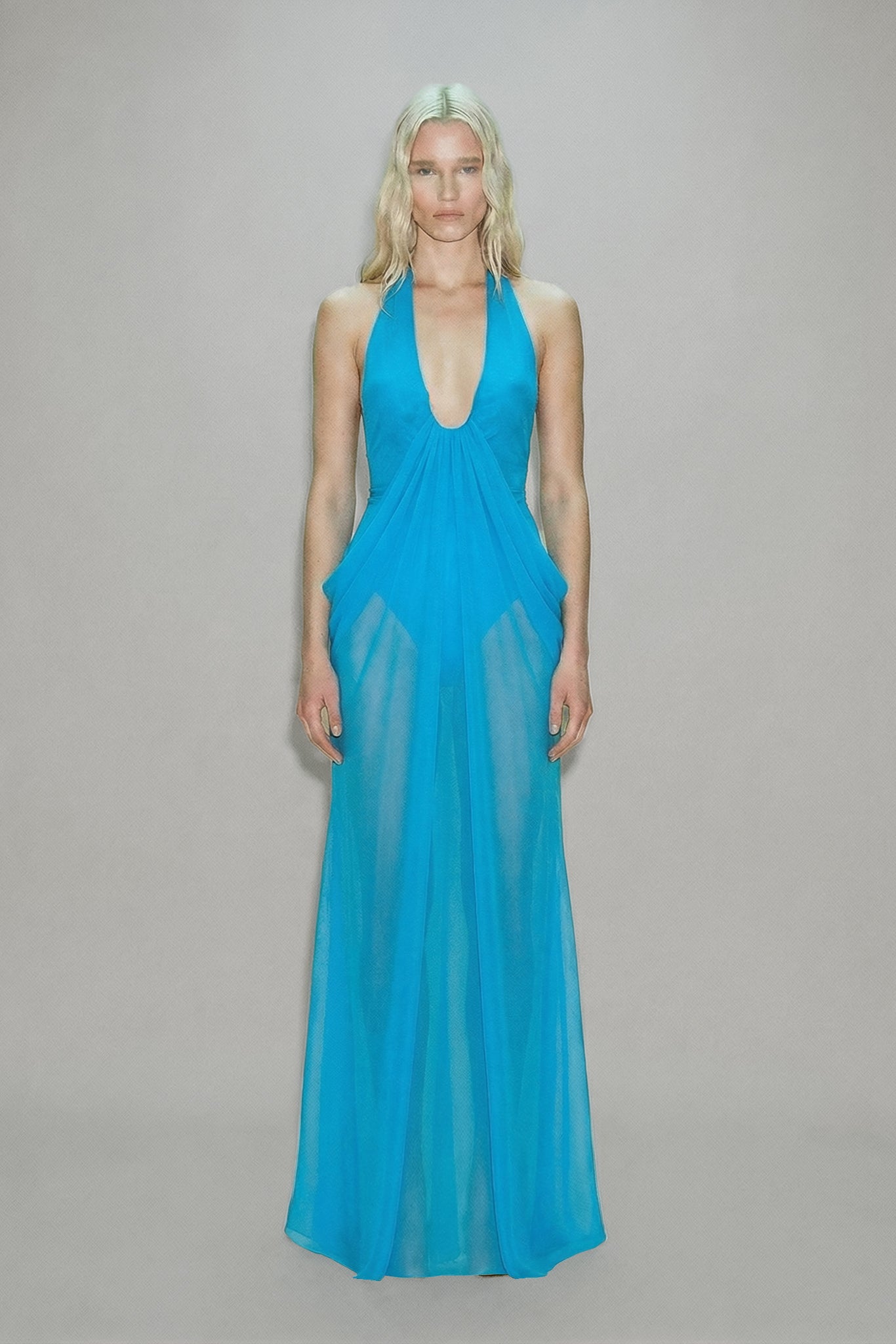 Mina Maxi Dress Lapis Blue