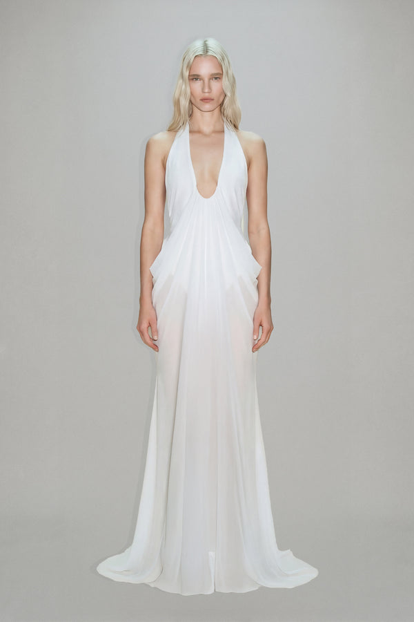 Mina Maxi Dress White