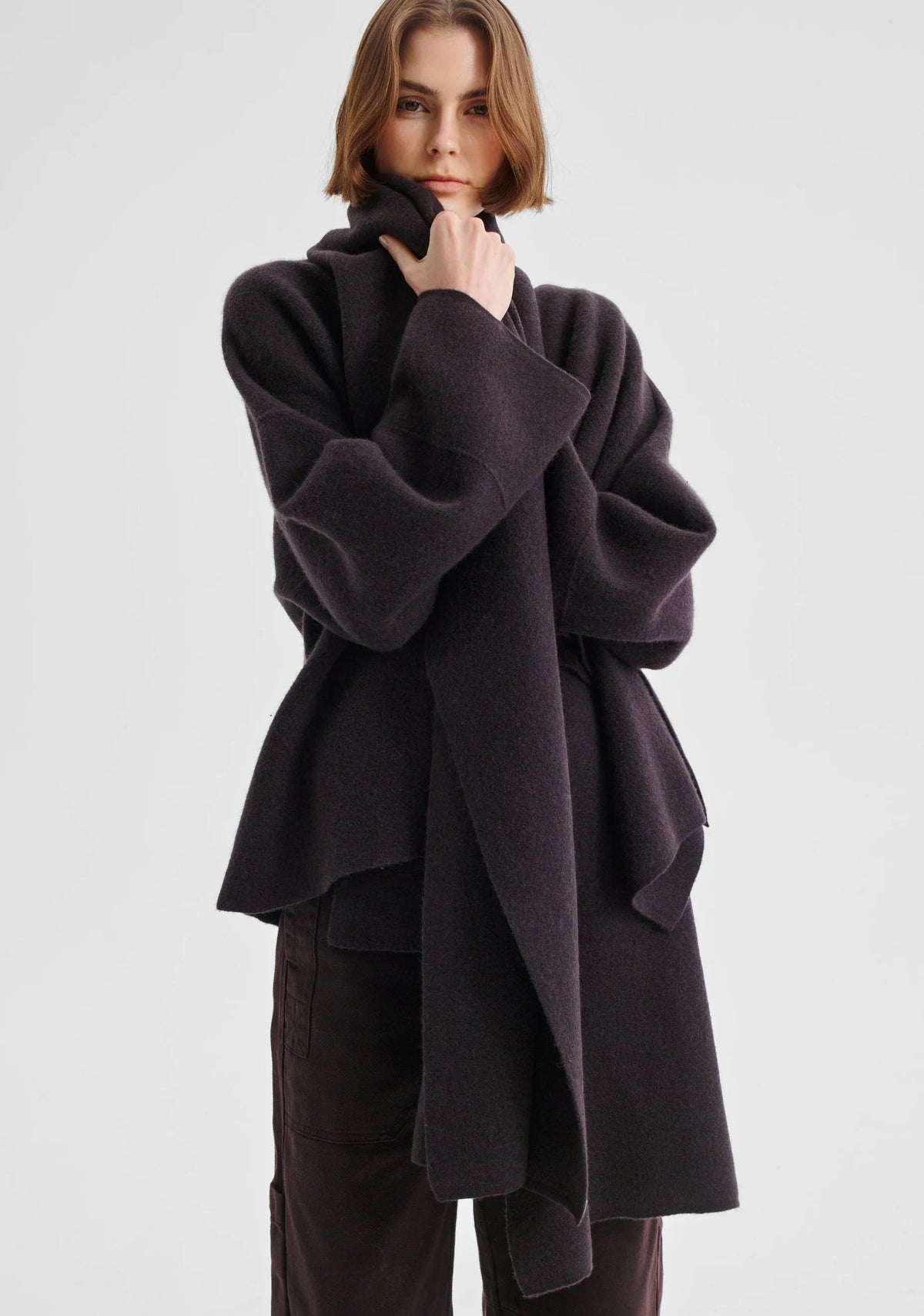 Valerie Knit Wrap Jacket